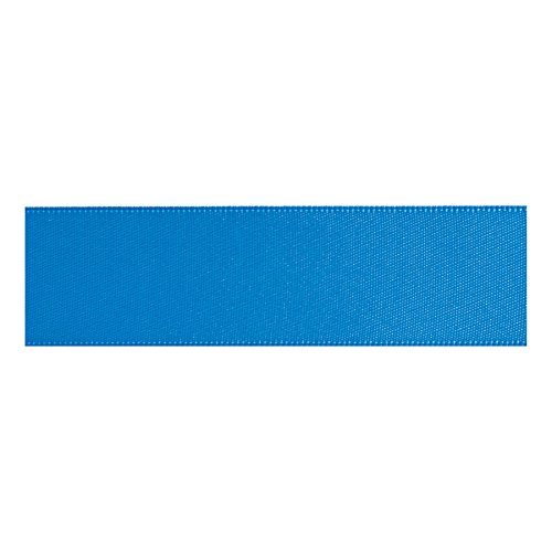 Bowtique r10136/12 | Luz azul doble cara cinta de raso | 5 m x 36 mm