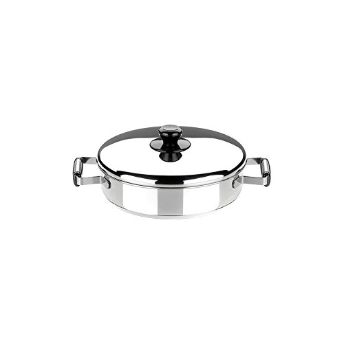 BRA braisogona terminox Asar Cacerola con Asas de Acero Inoxidable, Plata, Acero Inoxidable, Plateado, 26 cm