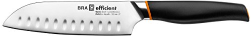 Bra Efficient Cuchillo Santoku, Acero Inoxidable, Gris, 3x4x30 cm