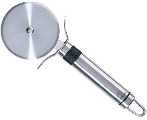 Brabantia 210983 - Cortador de Pizza con Protector de Cuchilla, Color Gris Metalizado