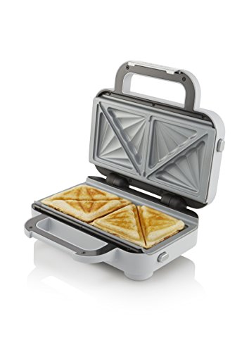 Breville Duraceramic VST070X - Sandwichera con revestimiento, platos desmontables, color gris