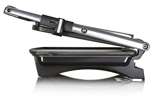 Breville VST026 Sandwichera tipo Panini 2000W, 2000 W, 3 Decibeles, Acero Inoxidable, Platino