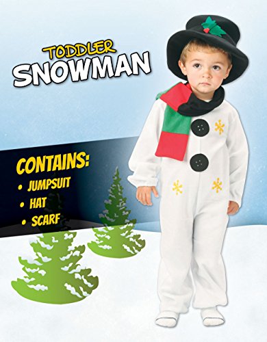Bristol Novelty Traje Muñeco de nieve infantil Edad 2 -3 años