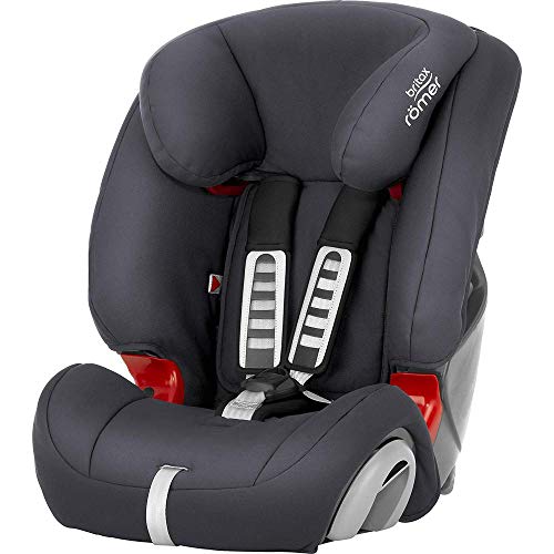 Britax Römer Silla de coche 9 meses - 12 años, 9 - 36 kg, EVOLVA 1-2-3 Grupo 1/2/3, Storm Grey