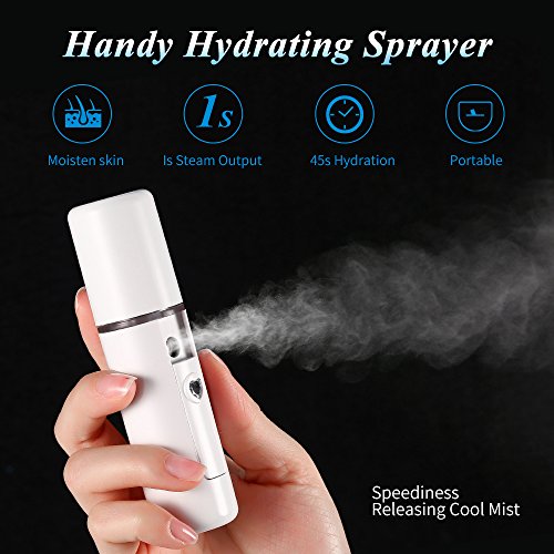 Bromose nano vapor pulverizador pulverizador portátil de humedad cara mini Cool Mist facial Señor nano Facial Mist Sprayer USB carga