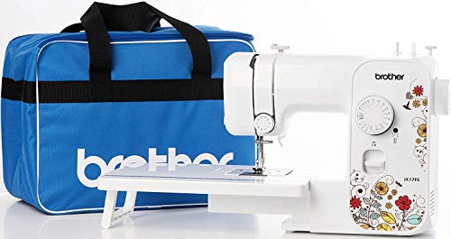 Brother JX17FE (Fantasy Edition) - Máquina de Coser Eléctrica, Portátil, 17 Puntadas de Costura, Fácil de Usar y Práctica + Gran Mesa de extensión y Bolsa