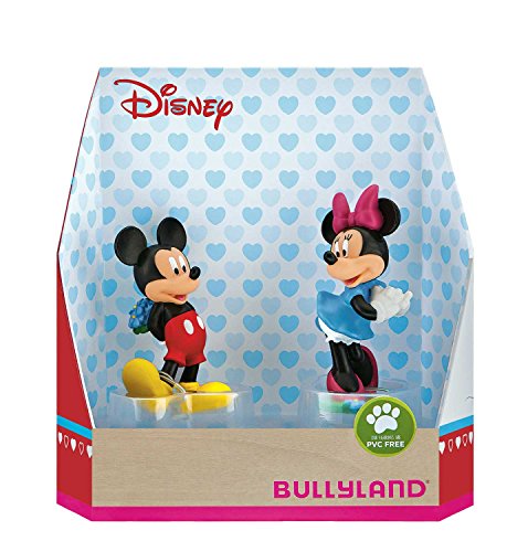 Bullyland 15077 - Juego de Figuras de Mickey y Minnie