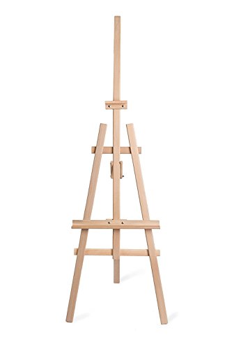 Caballete de Madera para Pintura con Lienzo Tamaño Grande 1800mm