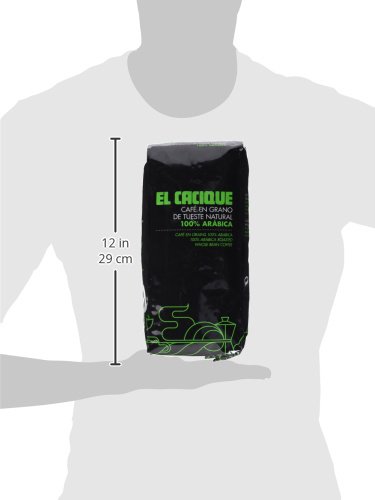 Cacique, Café de grano tostado (Arábica) - 1 kg.