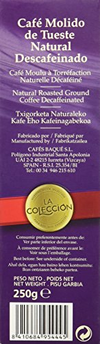 Cafés Baqué Café Molido La Colección Expresso Descafeinado - 250 gr - [Pack de 8]