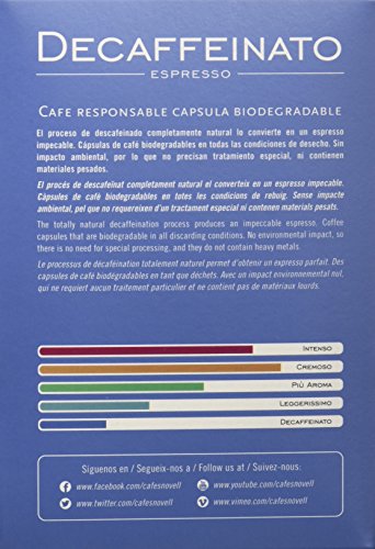 Cafes Novell Pack Decaffeinato - 40 Cápsulas