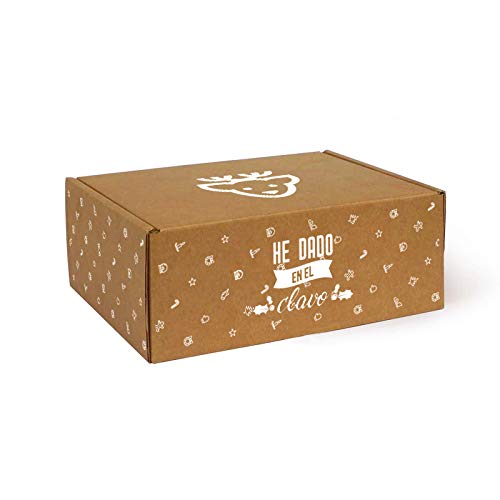 Caja de Cartón Navidad Renos T05 pack de 10 unidades.