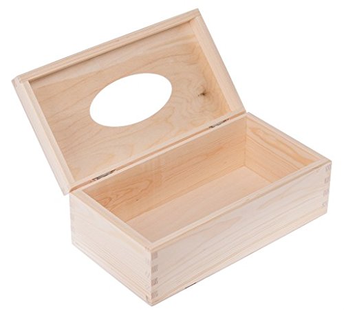Caja de pañuelos - portapañuelos para servilletas Cajas de para Papel tissues Funda panuelos Madera