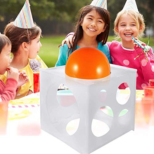 Caja Medidora para Globos, 11 Agujeros Herramienta De Caja De Medición De Globos Caja De Globos para Medir El Globo para Decoraciones De Globos, Arcos De Globos