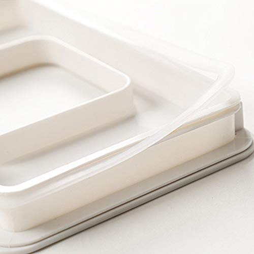 Caja para toallitas húmedas, Dispensador de Toallitas Mojado Tejido Caja Mantiene Toallitas Fresco con Tapa Sello Caja Dispensadora de Toallitas Húmedas Caja de Almacenamiento para Toallitas Húmedas