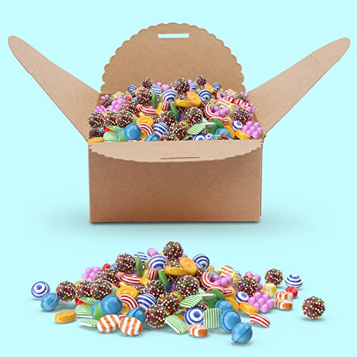Cajas Cartón Kraft Marrón (50 Piezas) - 12x12x6cm Cajas Regalo Carton con Cinta Raso (5m) para Bodas, Baby Shower, Navidad, Cumpleaños, Despedida de Soltera y Fiestas para Galletas, Joyas, Magdalenas