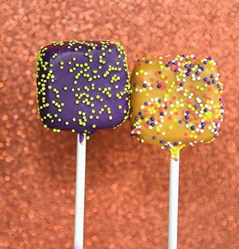 Cake Pop Sticks – 300 unidades de 10,16 cm palitos de papel para piruletas, manzanas dulces, chupetes, color blanco