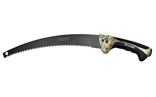 Camillus Line of Sight Sierra de Mano, Unisex-Adult, Negro