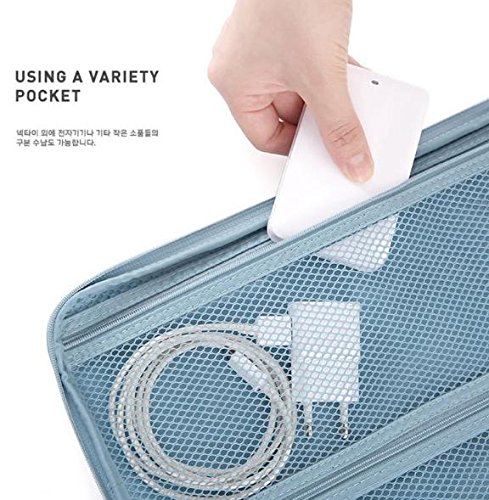 Camisa y Corbata Packing Organizador de Bolsas. Funda de Almacenamiento Impermeable Sin Arrugas. (Turquesa)