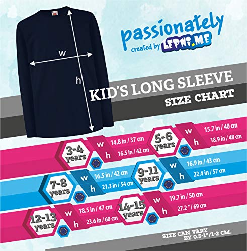 Camisetas de Manga Larga para Niño Me Encanta MJ - Ropa de Club de Fans, Ropa de Concierto (5-6 Years Blanco Azul)
