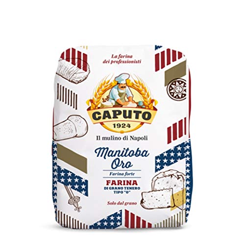 Caputo 6 x Manitoba Oro tipo 0 " fuerte harina multiusos 1 kg tus necesidades de horneado.