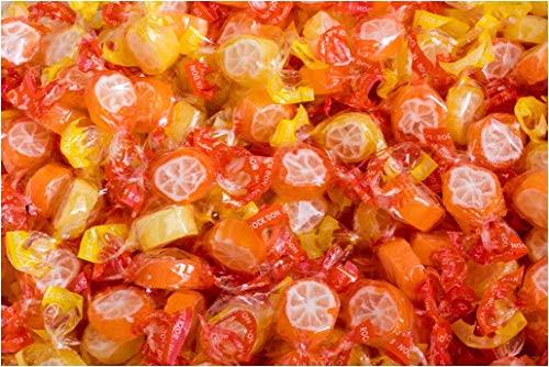 Caramelo Rock Don Naranja y Limón La Asturiana - Caramelo de elaboración 100% artesanal, calidad gourmet, de naranja y limón, en bolsas de 1 kilo, sin gluten