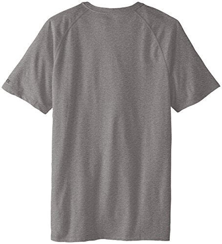 Carhartt Force Cotton Delmont Short Sleeve T-Shirt Camisa de utilidades de Trabajo, Granito Jaspeado, S para Hombre
