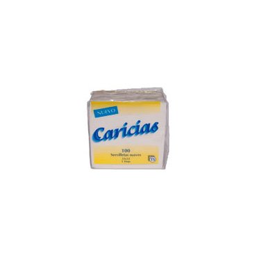 Caricias Servilletas 33X33, 1 hoja (80 unidades/paquete)