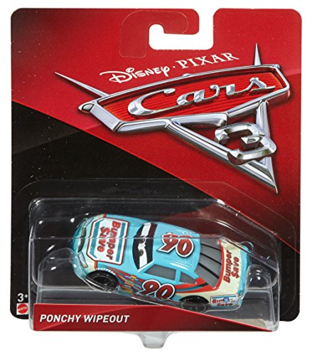 Cars Vehículo de juguete, coche personaje Ponchy Wipe out (DXV66) , color/modelo surtido