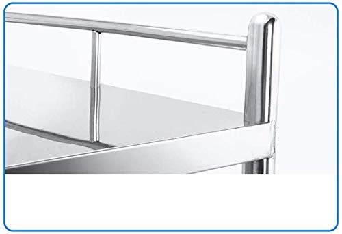 CART Carros de utilidad médica para el hogar Carros de mano Carro médico de acero inoxidable Fisioterapia Cuidado móvil Coche Dental Primeros auxilios Trolley Trolley Dressing,S-50X40X86cm