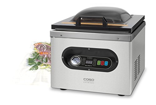 Caso VacuChef 77 Envasadora al vacío, 630 W, 77 litros, Acero Inoxidable, Gris