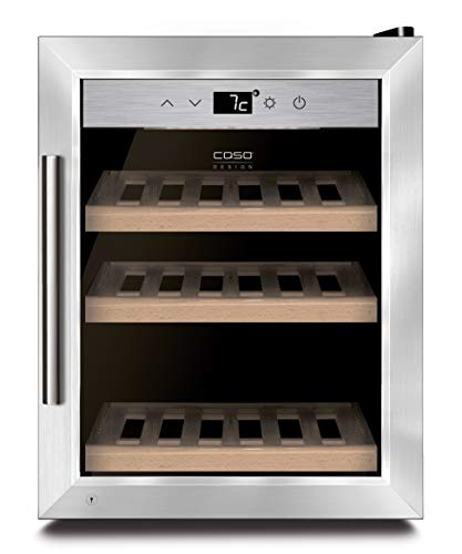 CASO WineSafe 12 Classic Vinoteca de Calidad Germany, Acero inoxidable