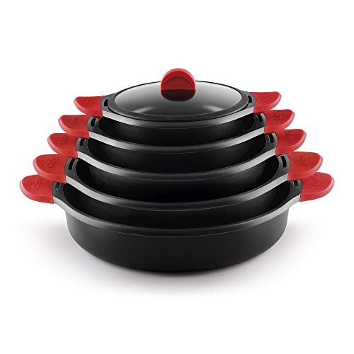 Castey - Cacerola Baja Inducción 32 cm Con Tapadera