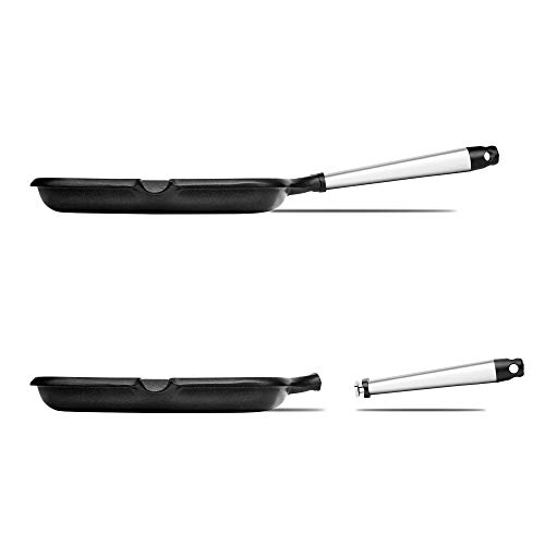 Castey - Grill Inducción 22 cm Mango Inox