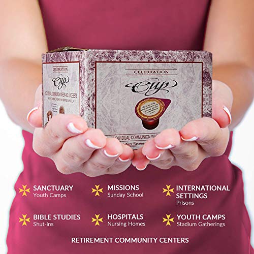 Celebration Cup Compak Companies, LLC. Taza de comunión-celebración de Zumo/Caja de obleas 100