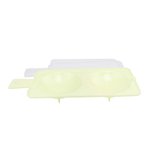 Censhaorme Calderas de plástico para Cuecehuevos Huevos de microondas de Huevo 2 Huevos escalfados para cocinar Huevos Herramientas de Cocina