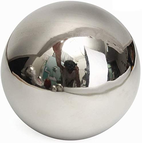 Centeraly 50/80/100/120 / 150mm Hueco Bola Espejo Esfera Acero Inoxidable Jardín Decoración Fiesta (50mm) - como Imagen Show, 150 mm