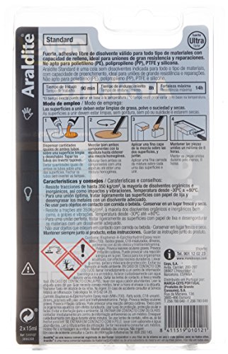 CEYS CE510107 Adhesivo araldit standard blister grande, Azul, 0