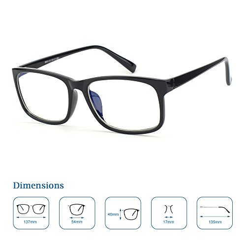 CGID CT12 Gafas para Protección Contra Luz Azul, Anti Fatiga por Deslumbramiento, Prevenir Fatiga