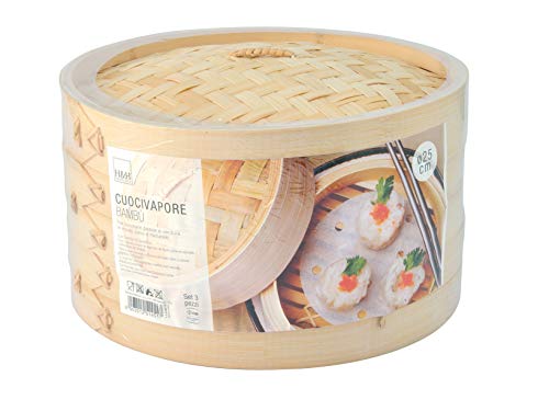 Chio Vaporera, Bambú, Beis, 25 cm, 3 Piezas