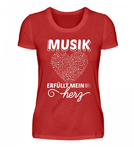 Chorchester - Camiseta de manga corta para mujer rojo XL