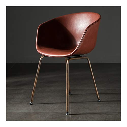 CHQYY Silla - Sillón-cafetería del hogar Industrial Moderna del Estilo Minimalista de Nuevo Presidente Adecuado para Interiores y Exteriores (Color : C)