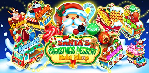 Christmas Dessert Santa Bake Shop – Make, Bake & Cook Donuts, Ice Cream, Cake Pops, Cupcakes, Cookies, Popsicles, Cakes! Kids Candy Kitchen Cooking Food Maker Restaurant Game