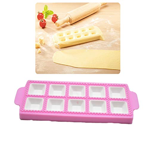 CHSEEO Juego de 2 Moldes para Ravioli Pastas, Molde para Empanadillas Masa Máquina para Croqueta Prensa de la Masa Ravioli Gyoza Prensa de la Pasta Pierogi Pie #3