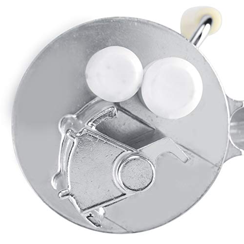 CHSEEO Máquina para Pasta Fresca Prensador para Pasta Acero Inoxidable Cortador de Pasta Máquina de Rodillos Noodle Maker Fabrica de Fideos Frescos de Masa Tagliatelle de Lasaña de Espaguetis #3