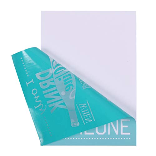Chzimade - Plantilla de serigrafía autoadhesivo con frase inspiradora para bolsas, camisetas, papel y decoración del hogar 21 x29.5cm 5 Gatos