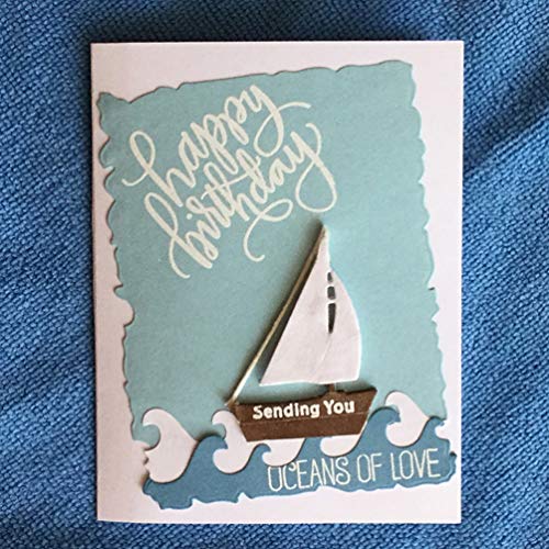 Cikuso 6Pzs / Juego Marco de Rectángulo Rasgado Vintage Matriz de Corte de Metal para DIY álbum de Recortes álbum de Foto Tarjetas de Pap de Realce Artesanía Decorativa
