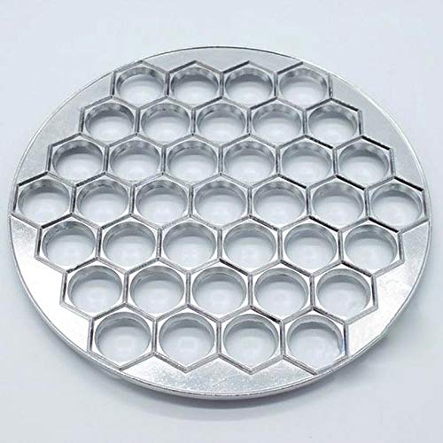 Cikuso Herramientas De Molde De Raviolis De 37 Agujeros Fabricante De Raviolis Molde De Aluminio De Ravioles Herramientas DIY De Cocina Raviolis Pelmeni Hacer Raviolis Pastelería