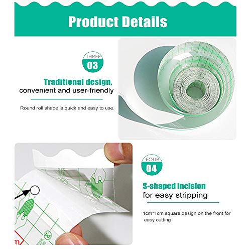 cinta adhesiva heridas vendaje para heridas pelicula transparente tatuaje cinta película cinta adhesiva médica heridas vestir fijador fijación tramo yeso impermeables vendaje tatuaje, 10 cm x 10 m