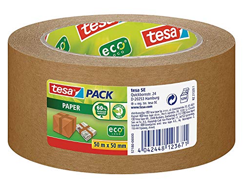Cinta de embalaje de papel tesapack, 50 mm x 50 m